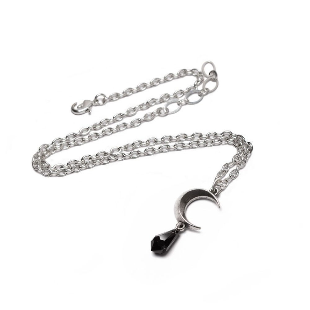 Alchemy - Tears of the Moon - Black Ketting - Zilverkleurig/Zwart